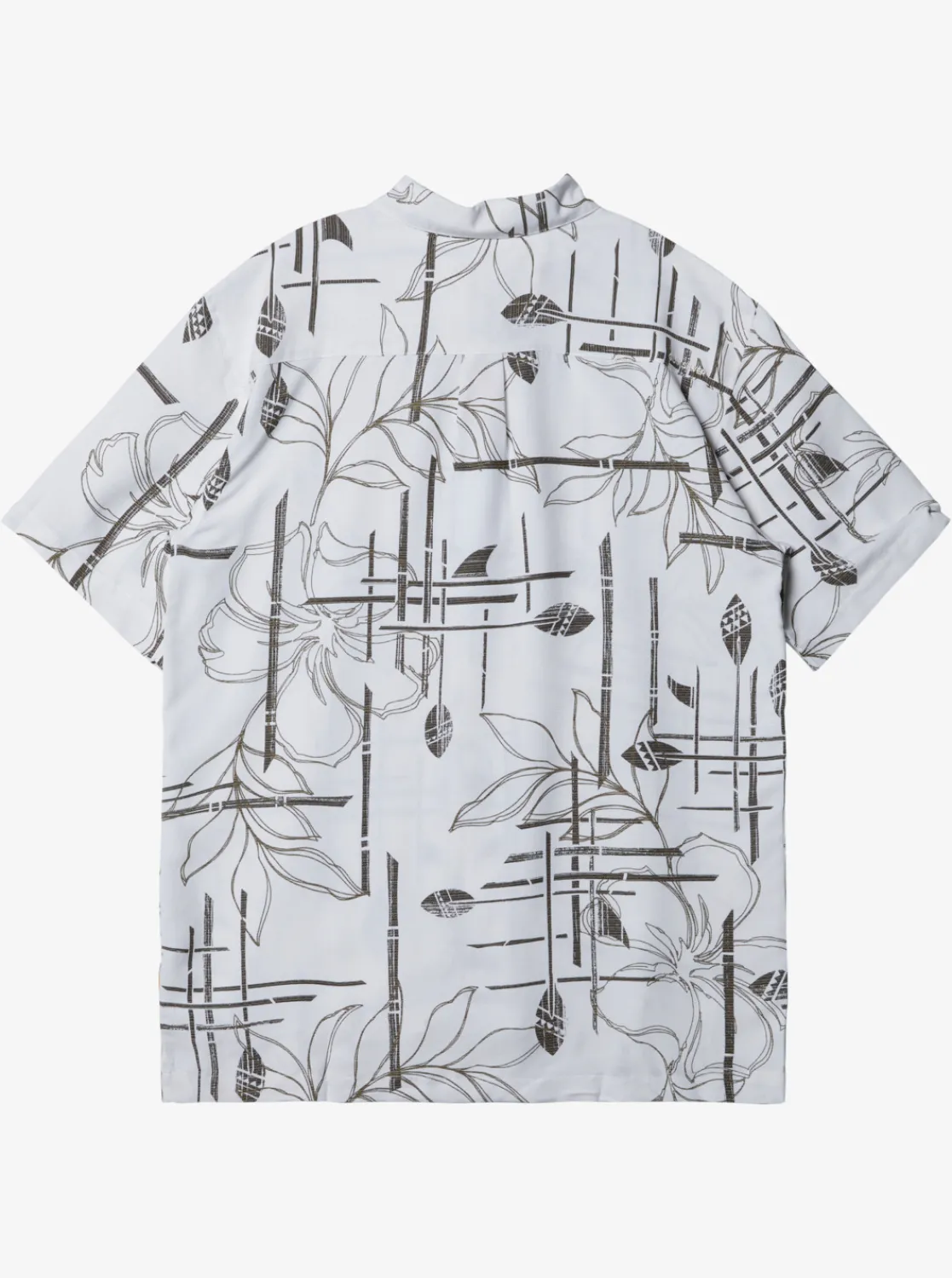 Quiksilver Waterman Paddle Out Short Sleeve Shirt White Hot