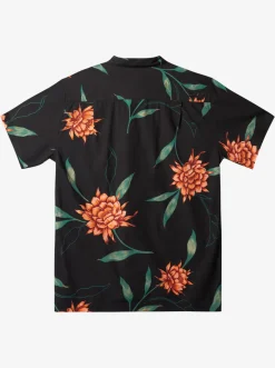 Quiksilver Waterman Perfect Bloom Short Sleeve Shirt Black Perfect Bloom Cheap