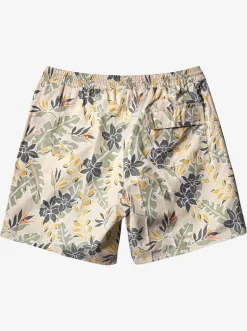 Quiksilver Waterman Perfect Feel 17" Volleys Brown Rice Perfect Feel Flash Sale