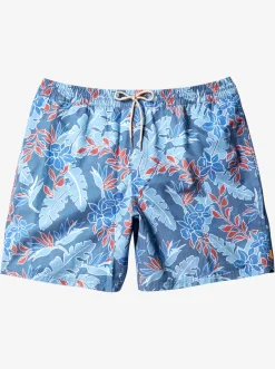 Quiksilver Waterman Perfect Feel 17" Volleys Ensign Blue Perfect Feel V New