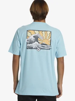 Quiksilver Waterman Rolling Tide T-Shirt Gulf Stream Online