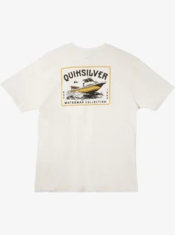 Quiksilver Waterman Sea Search Qt-Shirt Snow White Cheap