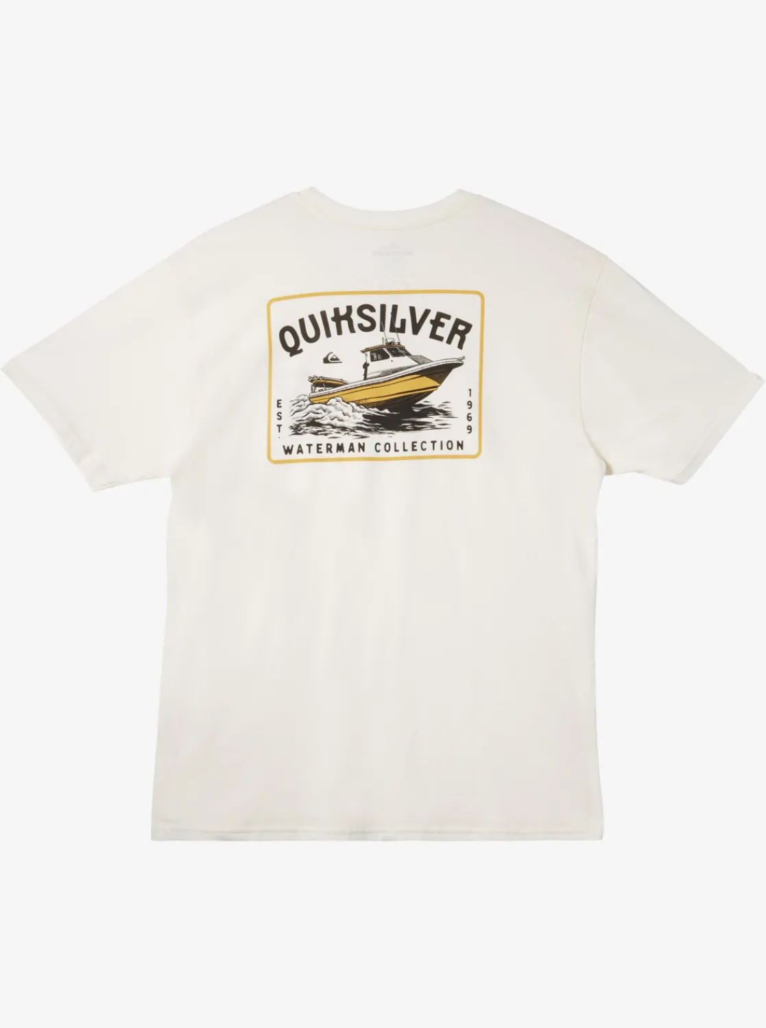 Quiksilver Waterman Sea Search Qt-Shirt Snow White Cheap