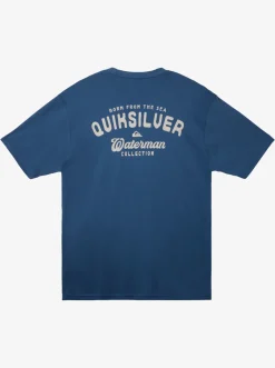 Quiksilver Waterman Shop T-Shirt Ensign Blue Store