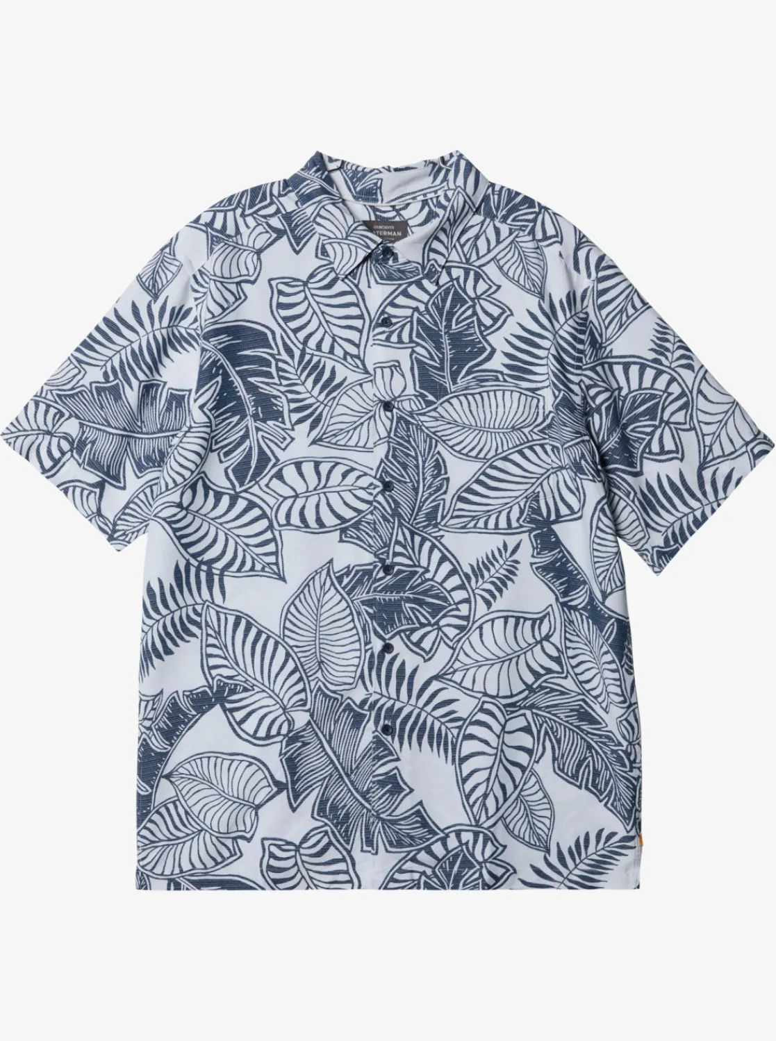 Quiksilver Waterman Siesta Short Sleeve Shirt Major Blue Cheap