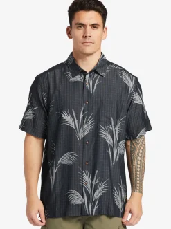 Quiksilver Waterman Skipped Out Woven Shirt Black Skipped Out Shop