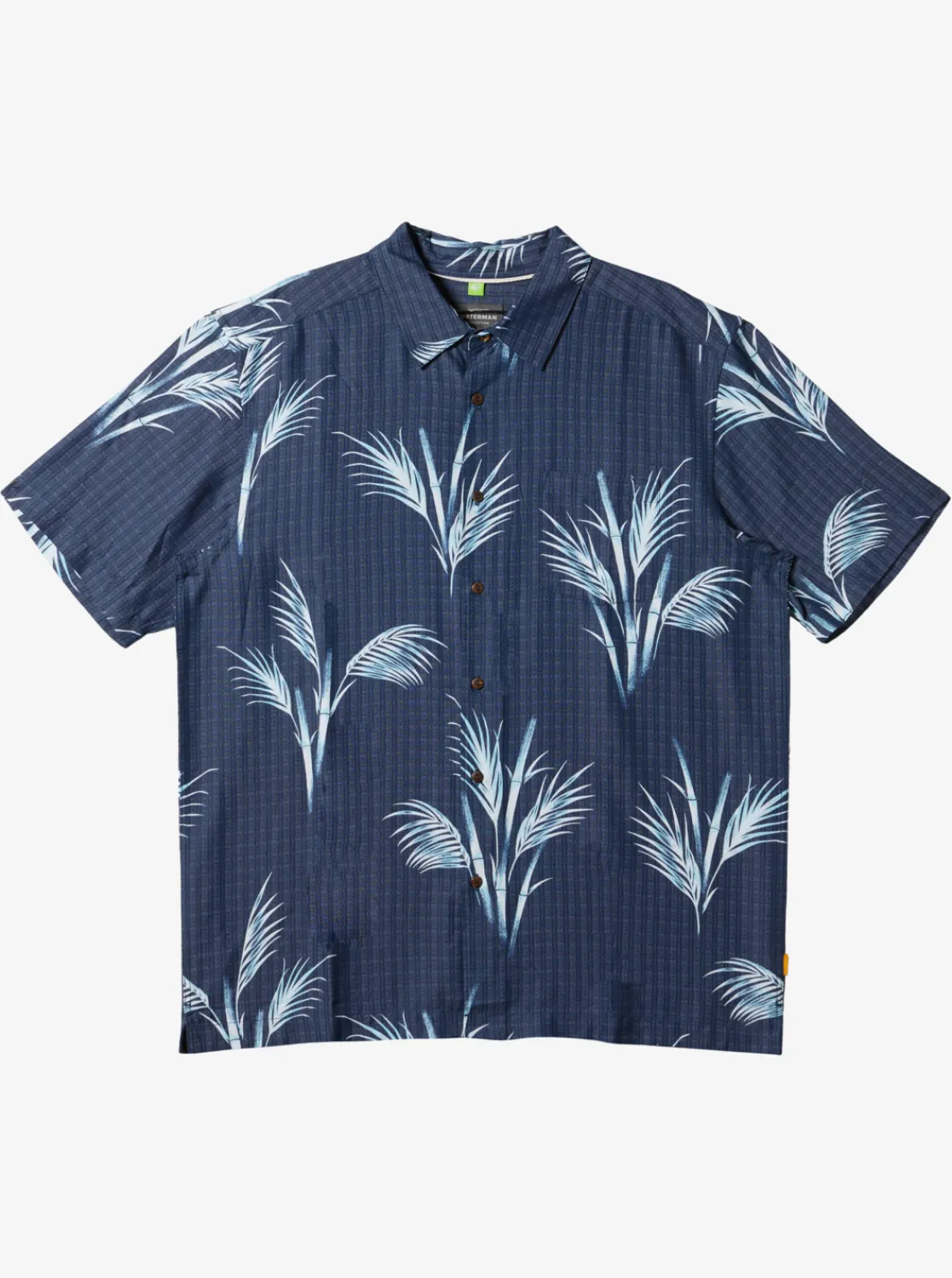 Quiksilver Waterman Skipped Out Woven Shirt Estate Blue Skippe Out Cheap
