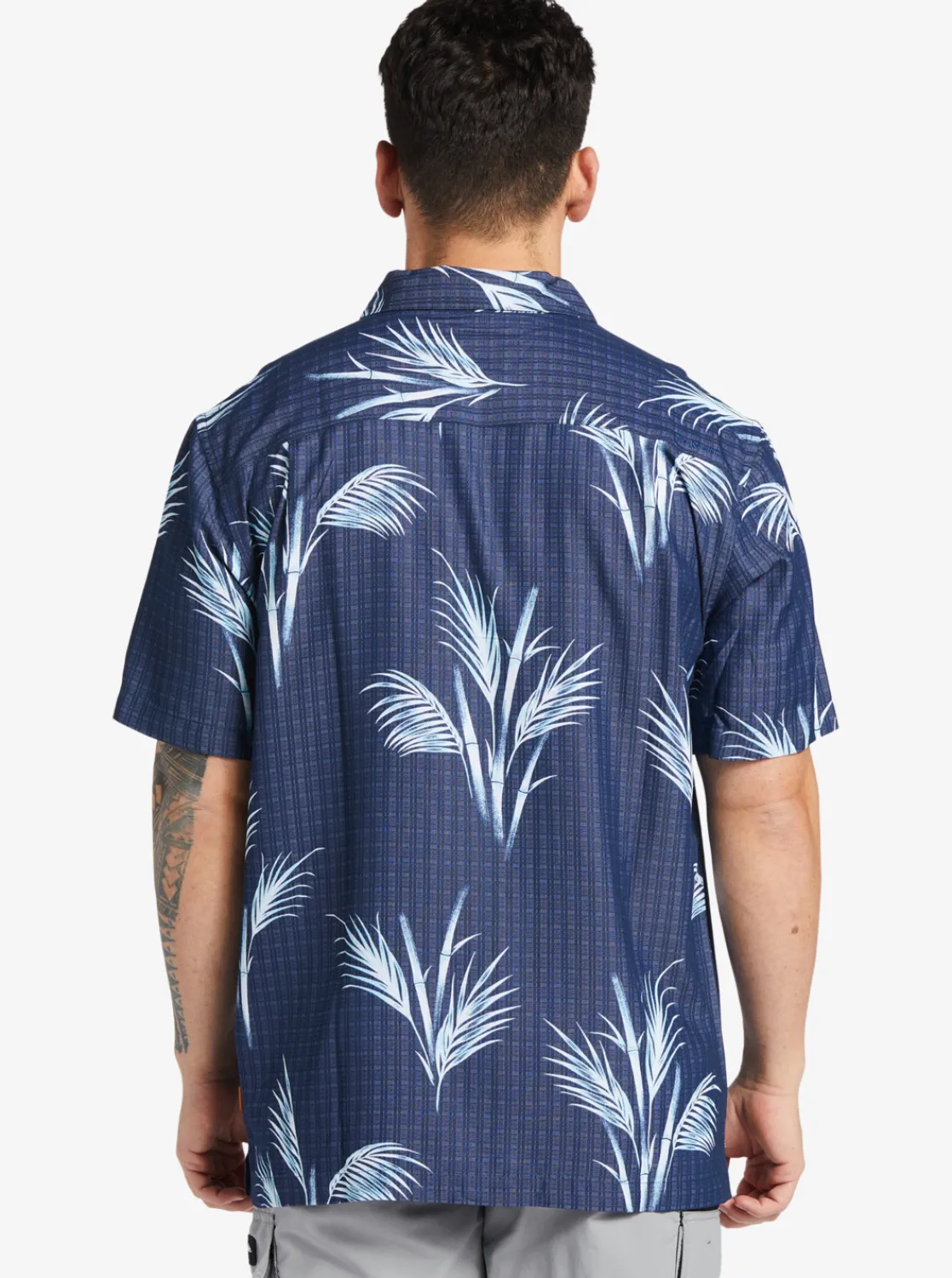 Quiksilver Waterman Skipped Out Woven Shirt Estate Blue Skippe Out Cheap