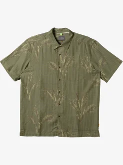 Quiksilver Waterman Skipped Out Woven Shirt Dusty Olive Skipped Out New