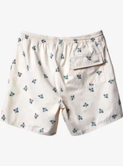 Quiksilver Waterman Small Pedals 17" Volleys Antique White Small Pedals V Hot