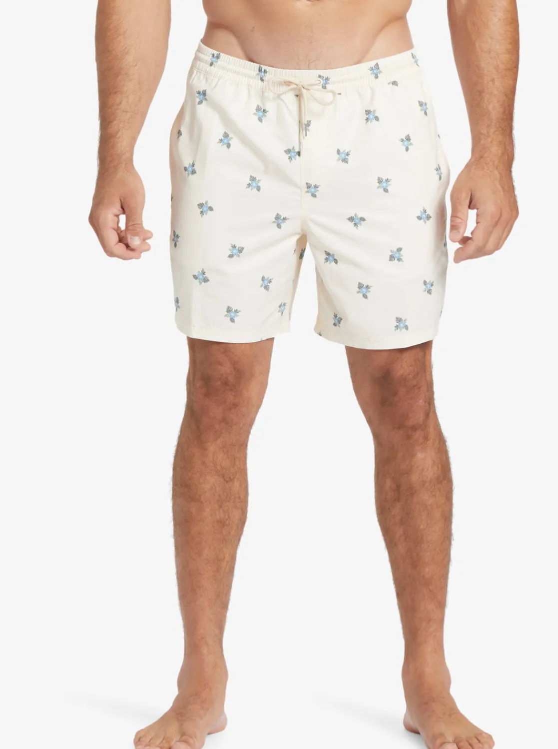 Quiksilver Waterman Small Pedals 17" Volleys Antique White Small Pedals V Hot