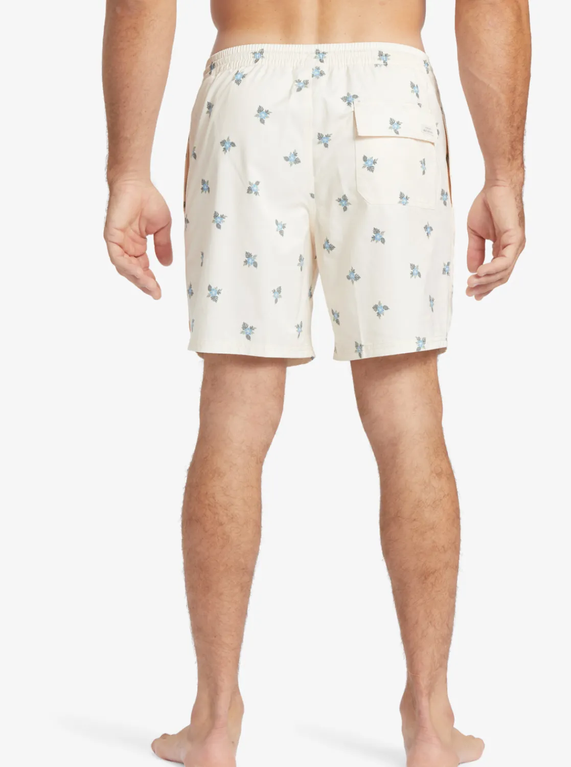 Quiksilver Waterman Small Pedals 17" Volleys Antique White Small Pedals V Hot