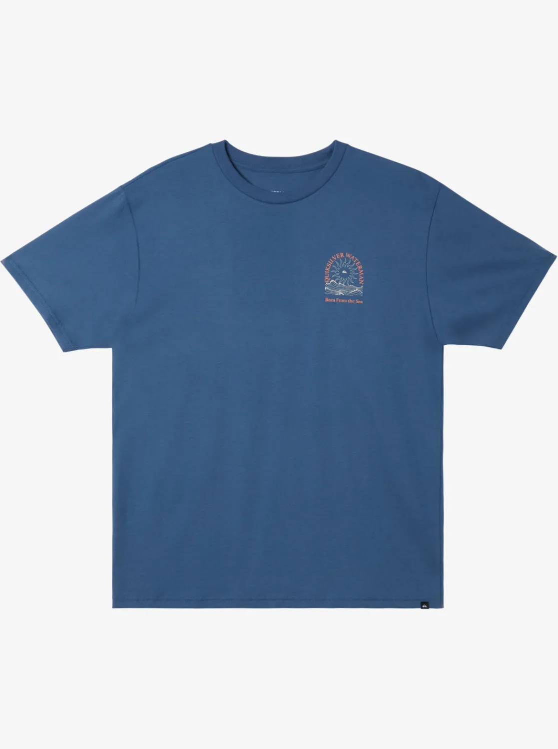 Quiksilver Waterman Summer Solstice Qt-Shirt Ensign Blue Clearance