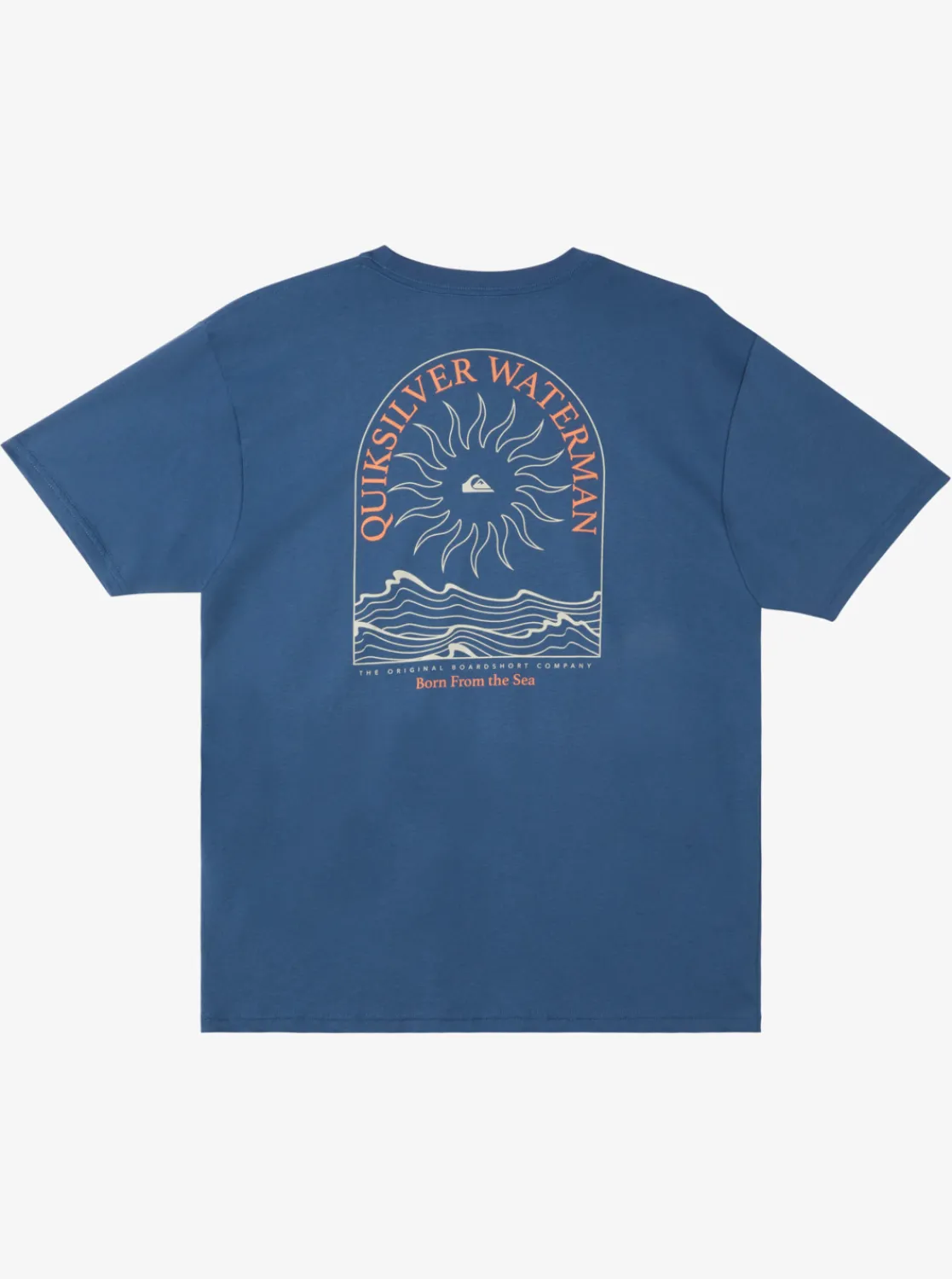 Quiksilver Waterman Summer Solstice Qt-Shirt Ensign Blue Clearance