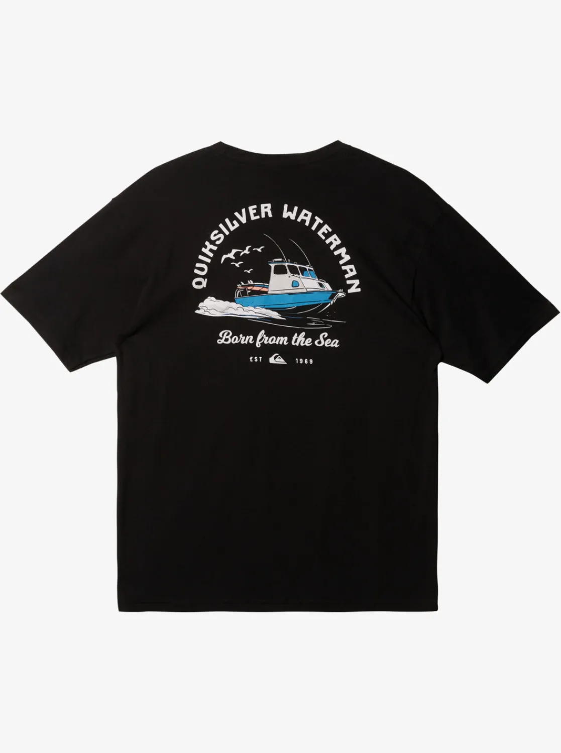 Quiksilver Waterman Todos Run T-Shirt Black Shop