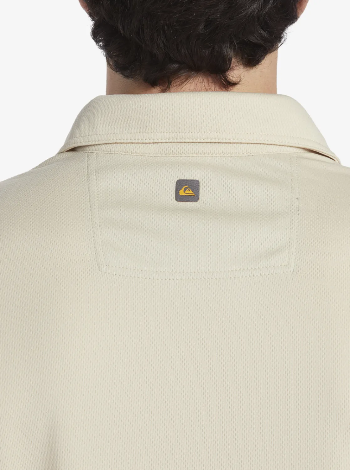 Quiksilver Waterman Water Short Sleeve Polo Shirt Brown Rice Cheap