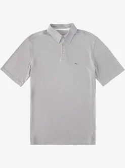 Quiksilver Waterman Waterpolo Short Sleeve Polo Shirt Sharkskin Best