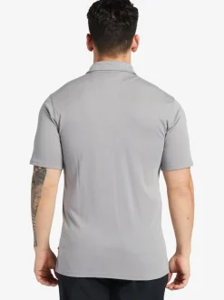 Quiksilver Waterman Waterpolo Short Sleeve Polo Shirt Sharkskin Best