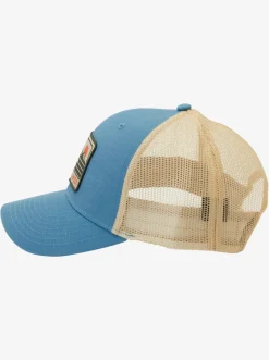 Quiksilver Weekend Rights Trucker Hat Aegean Blue Best
