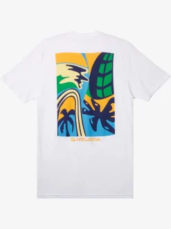 Quiksilver Weird Trip T-Shirt White Cheap