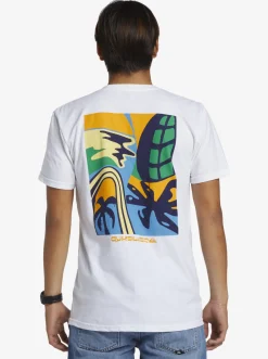 Quiksilver Weird Trip T-Shirt White Cheap