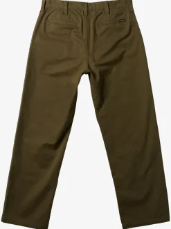 Quiksilver Wilde Chino Pants Grape Leaf Hot