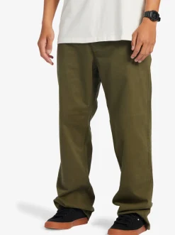Quiksilver Wilde Chino Pants Grape Leaf Hot
