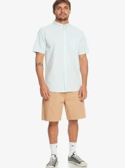 Quiksilver Winfall Short Sleeve Shirt Clear Sky Online