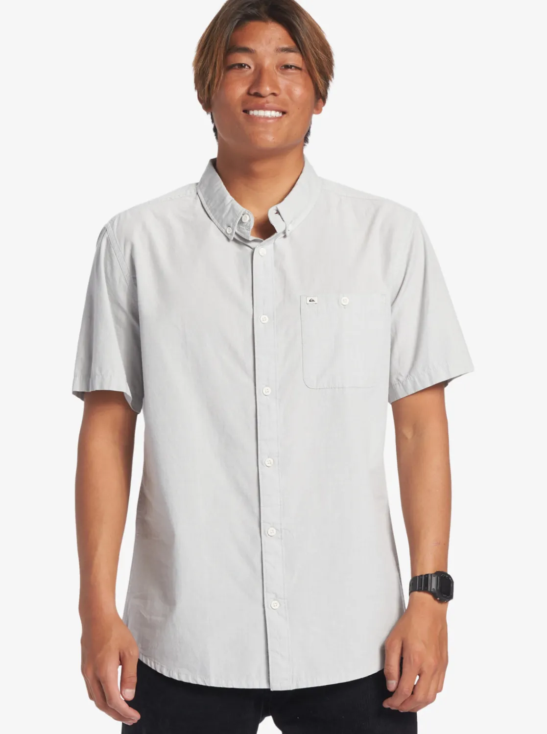 Quiksilver Winfall Short Sleeve Shirt Sleet Sale
