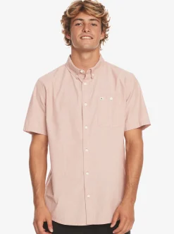 Quiksilver Winfall Short Sleeve Shirt Baked Clay Sale