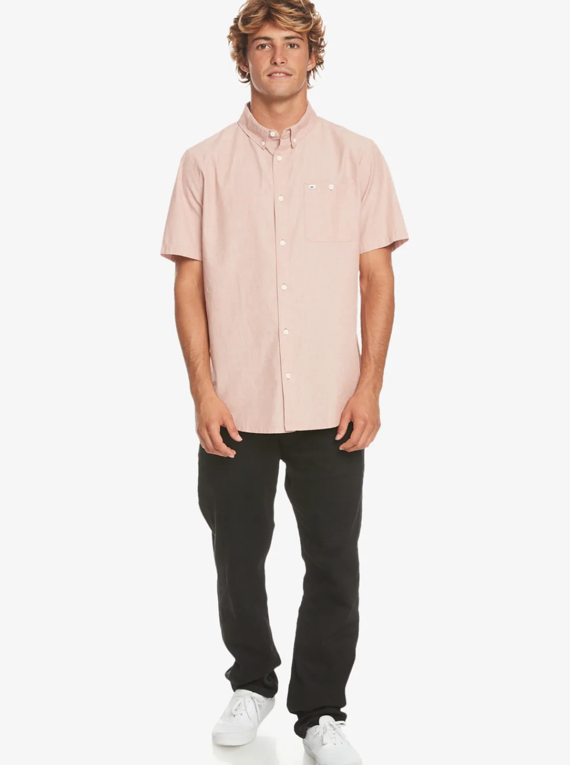 Quiksilver Winfall Short Sleeve Shirt Baked Clay Sale
