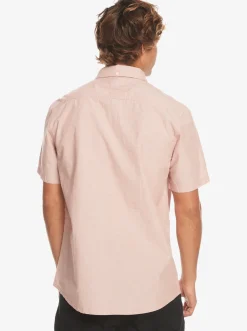 Quiksilver Winfall Short Sleeve Shirt Baked Clay Sale