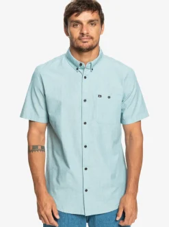 Quiksilver Winfall Short Sleeve Shirt Moroccan Blue Online